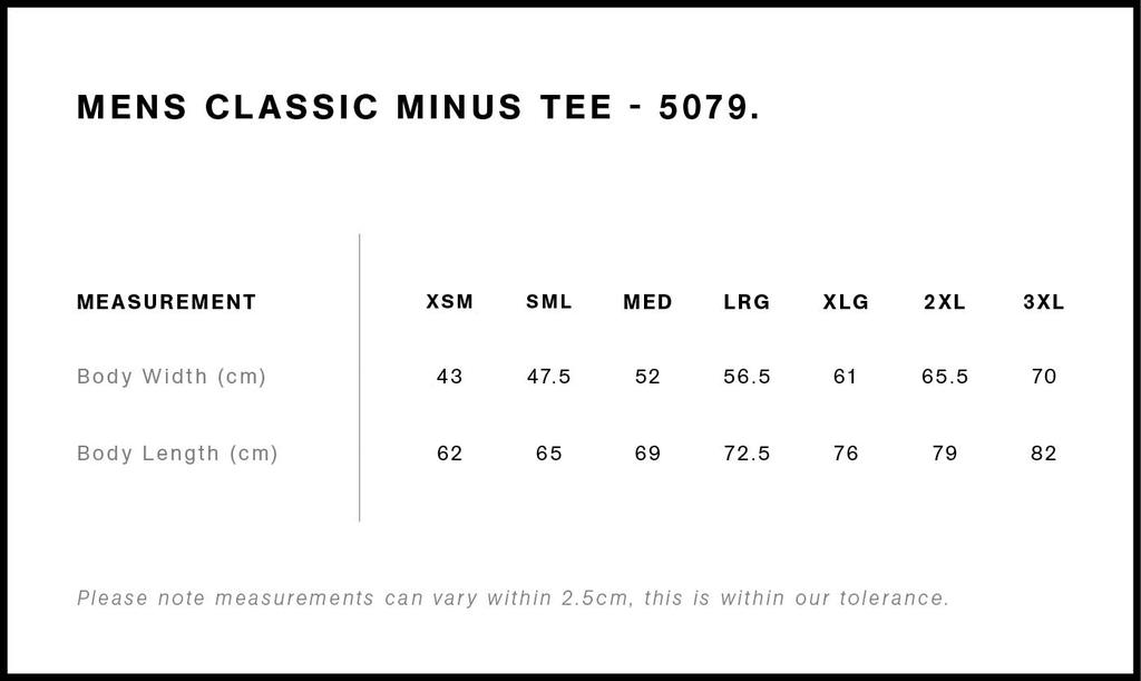 Size Guide - Style 5079