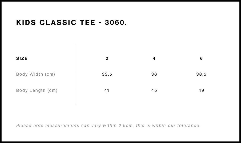 Size Guide - Style 3060