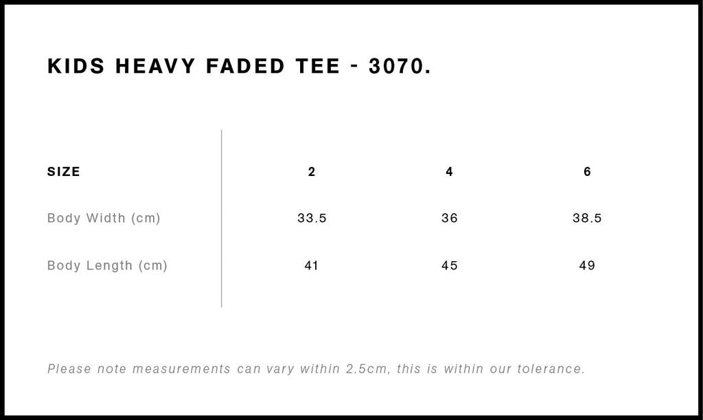 Size Guide - Style 3070