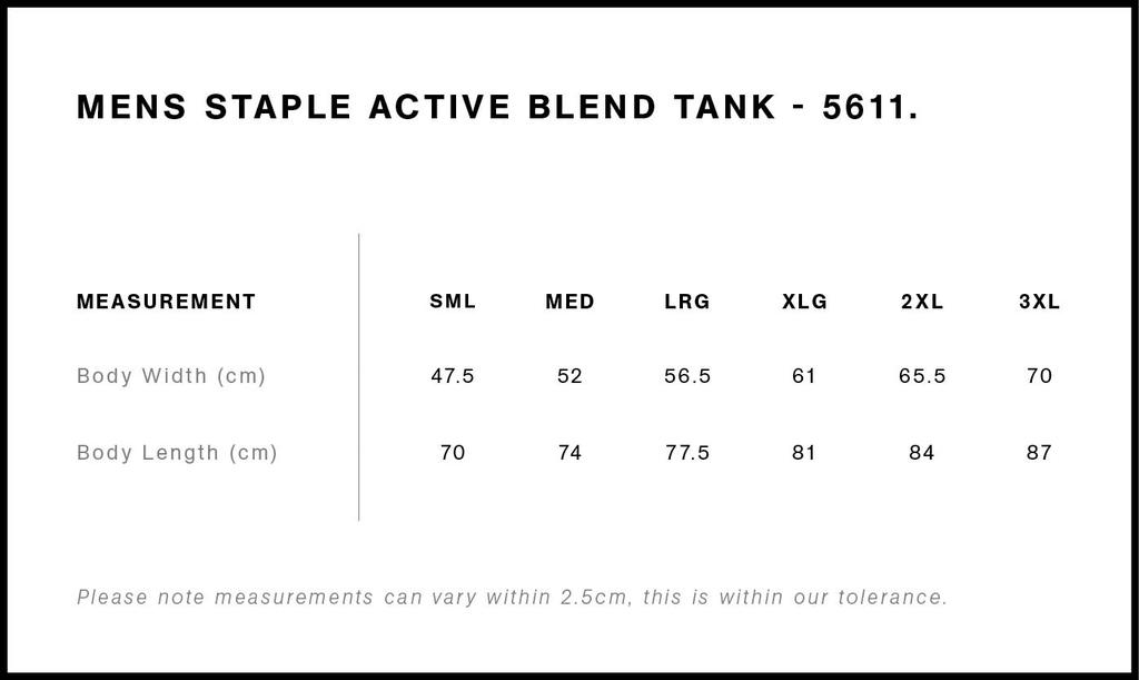 Size Guide - Style 5611