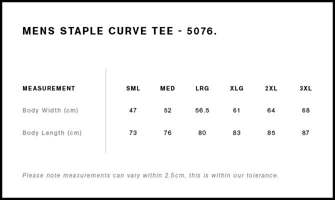 Size Guide - Style 5076