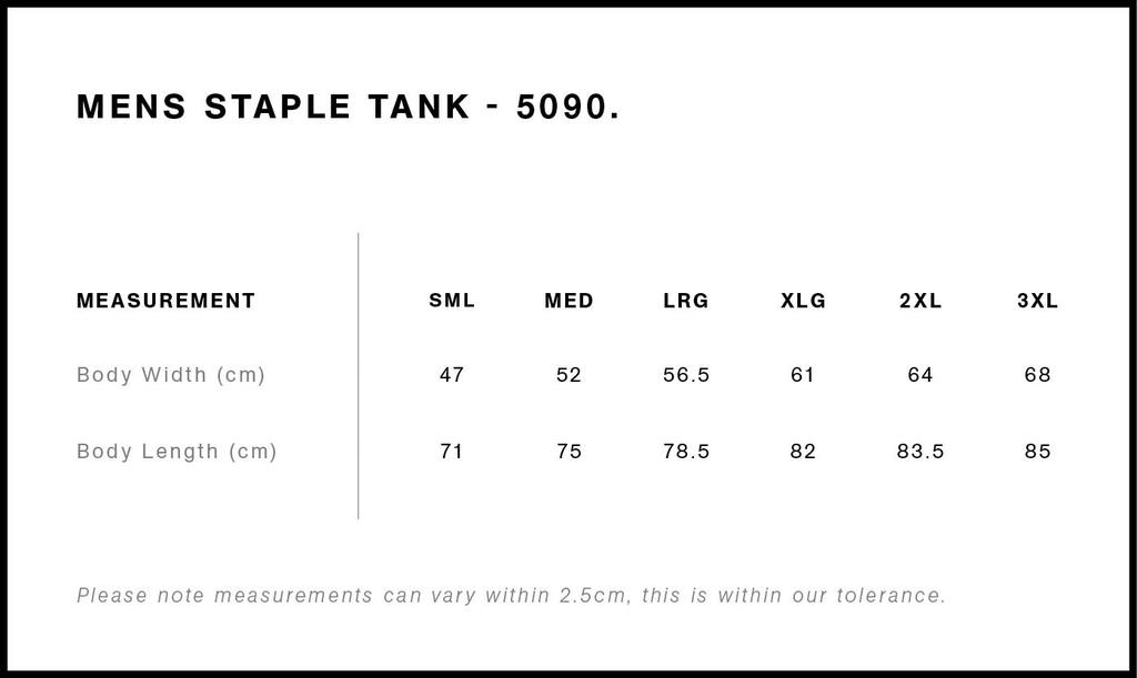 Size Guide - Style 5090