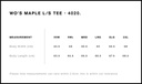 Size Guide - Style 4020