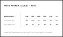 Size Guide - Style 4591