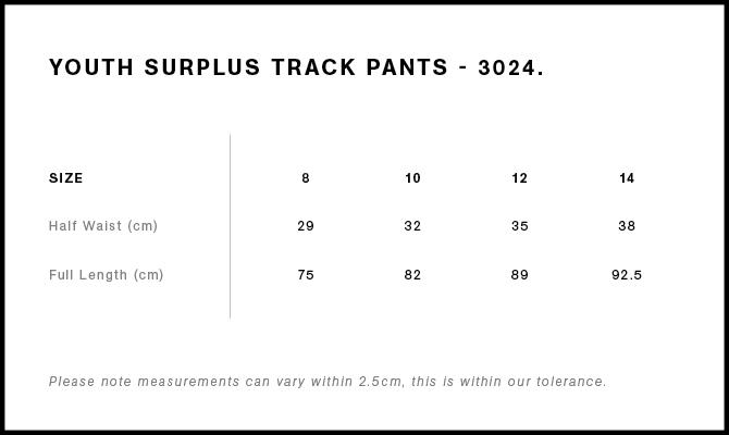 Size Guide - Style 3024