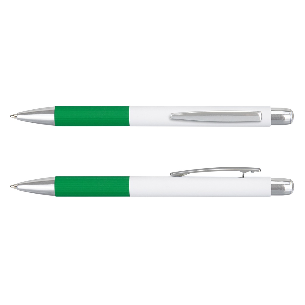 White/Kelly Green