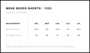 Size Guide - Style 1202