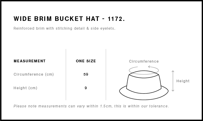 Size Guide - Style 1172