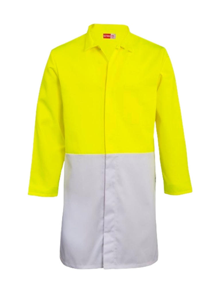 WHITE/FLURO YELLOW