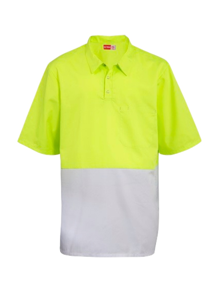 WHITE/FLURO YELLOW