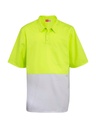 WHITE/FLURO YELLOW