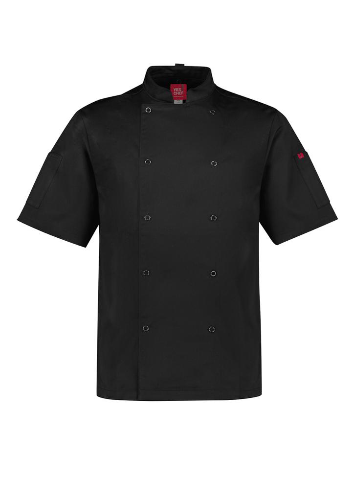CH232MS - Mens Zest Short Sleeve Chef Jacket