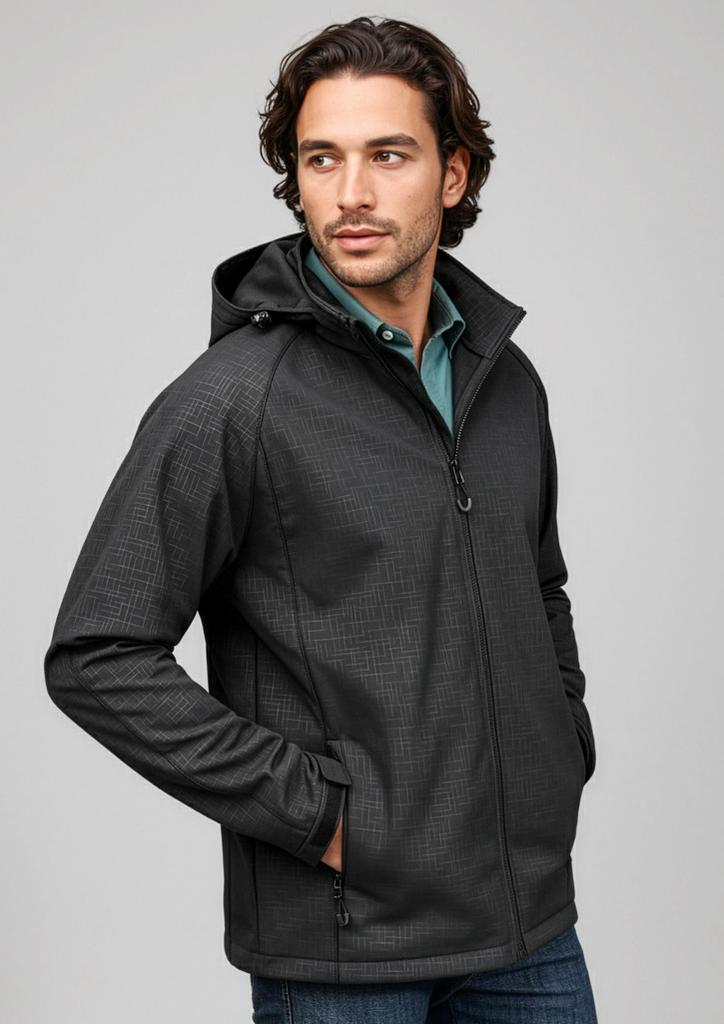 [9401042593771] J135M - Mens Geo Jacket (S, Black)