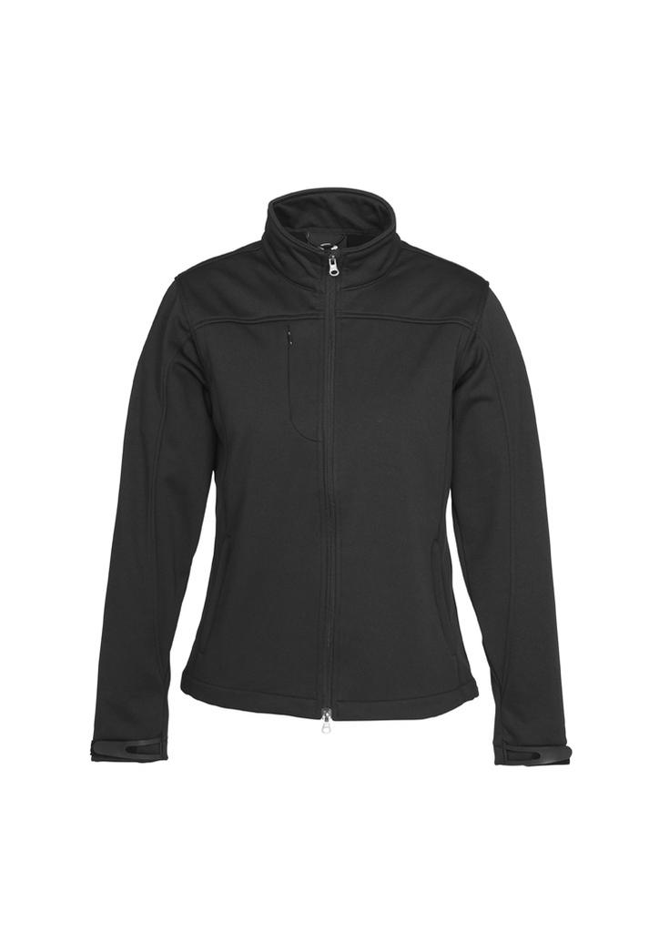 [9401042112002] J3825 - Womens Softshell Jacket (S, Black)