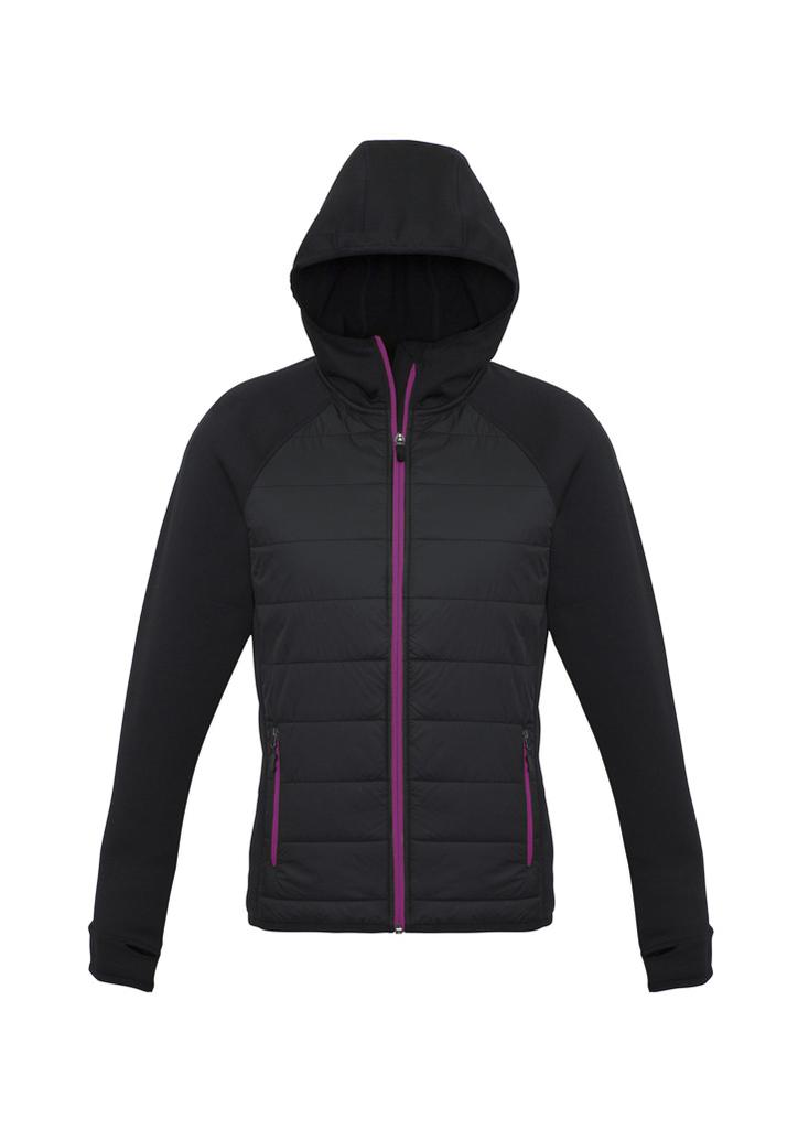 [9401042299321] J515L - Womens Stealth Jacket (XS, Black/Magenta)