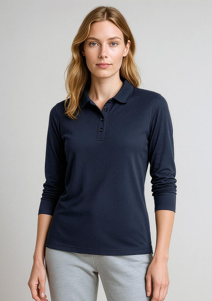 P206LL - Womens Action Long Sleeve Polo