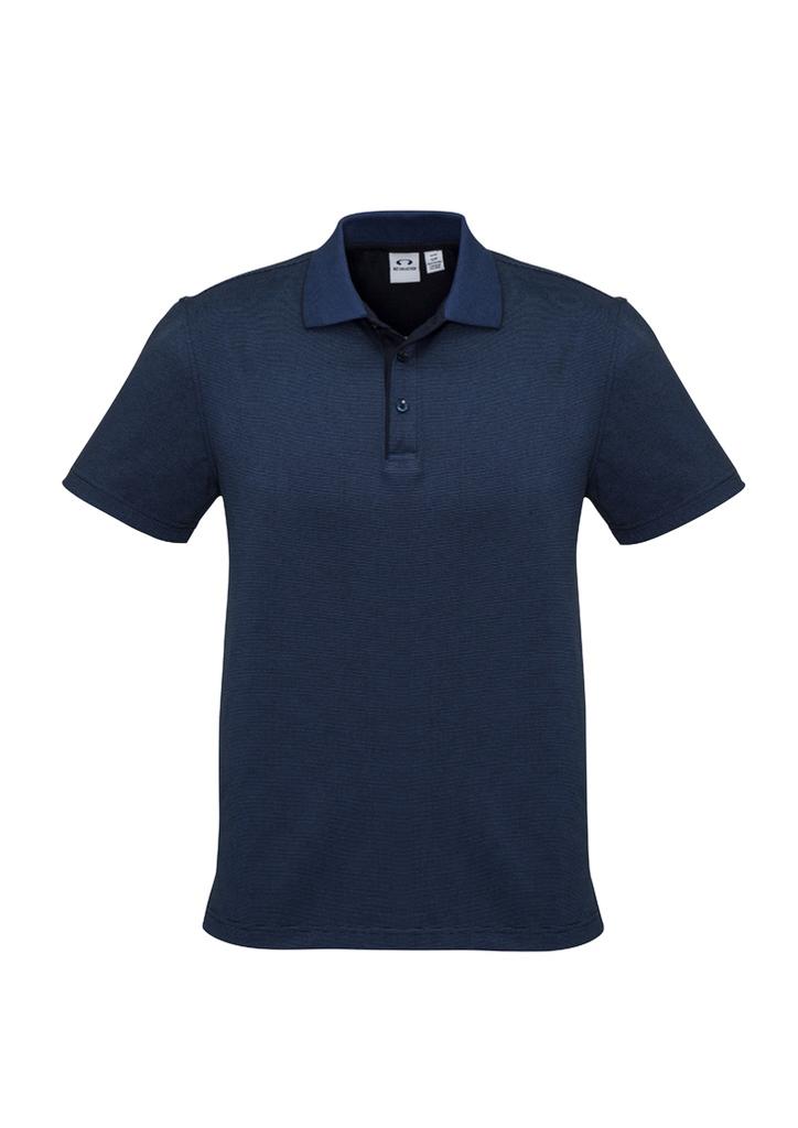 [9401042297488] P501MS - Mens Shadow Short Sleeve Polo (S, Carbon Blue)