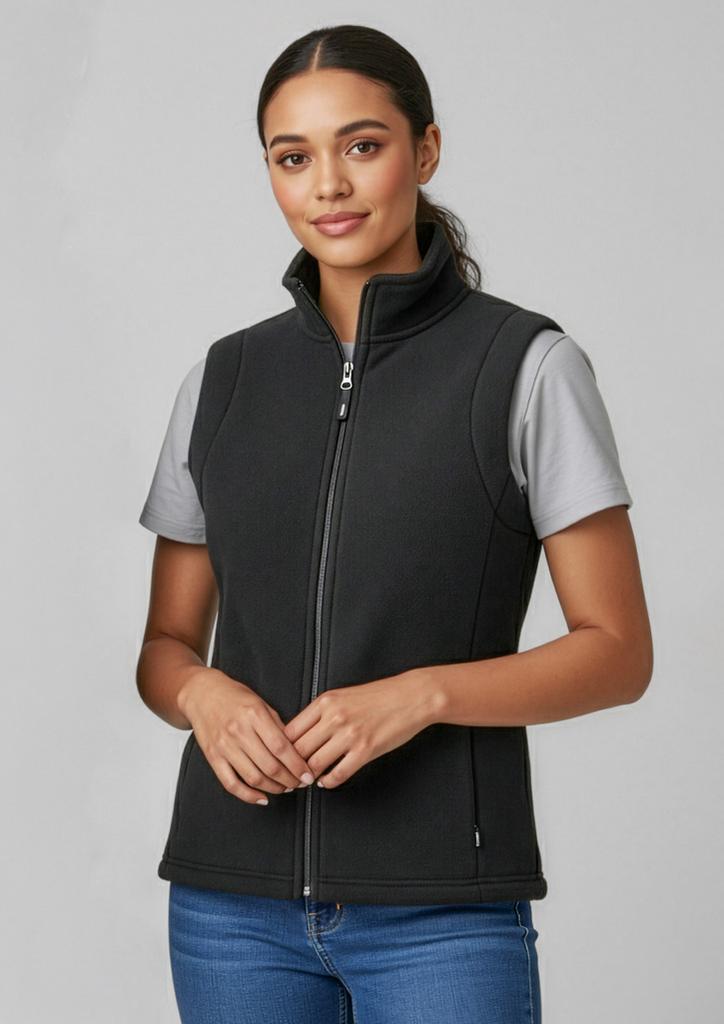 [9401042072849] PF905 - Womens Plain Vest (8, Black)