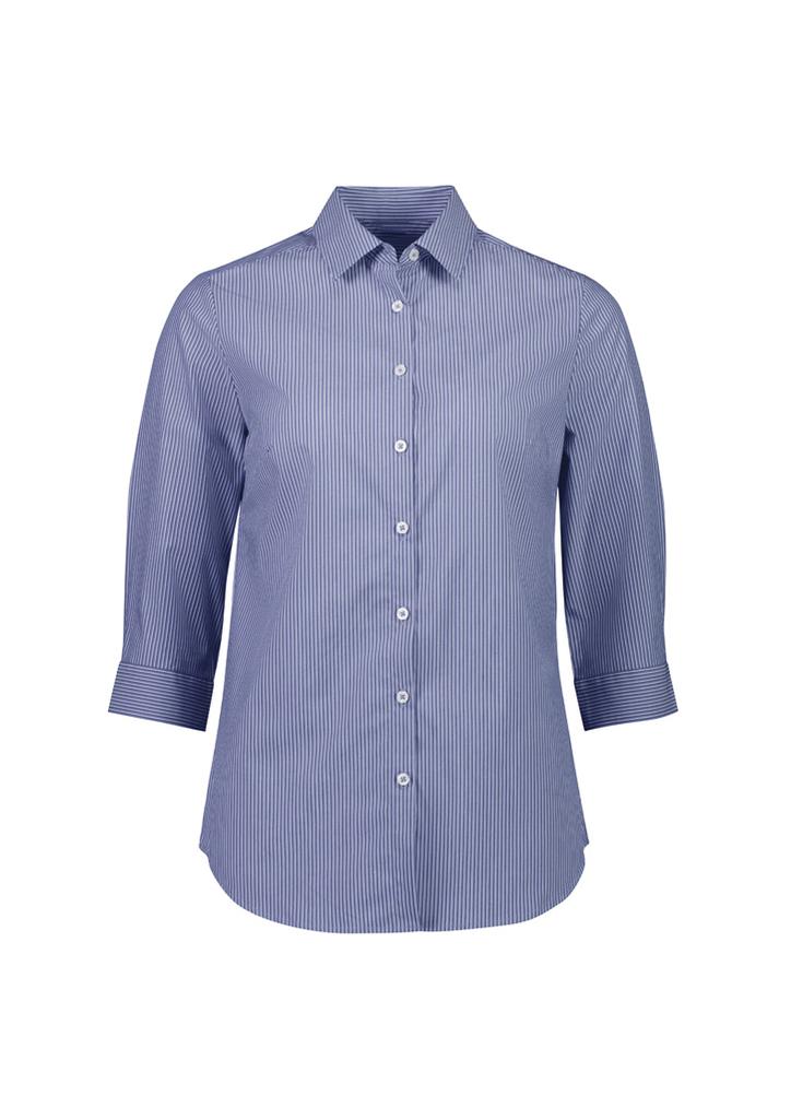 [9401042639134] S336LT - Womens Conran 3/4 Sleeve Shirt (6, Osfmnch Blue/White)