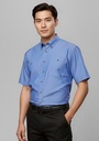SH113 - Mens Chambray Short Sleeve Shirt