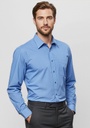 SH816 - Mens Micro Check Long Sleeve Shirt