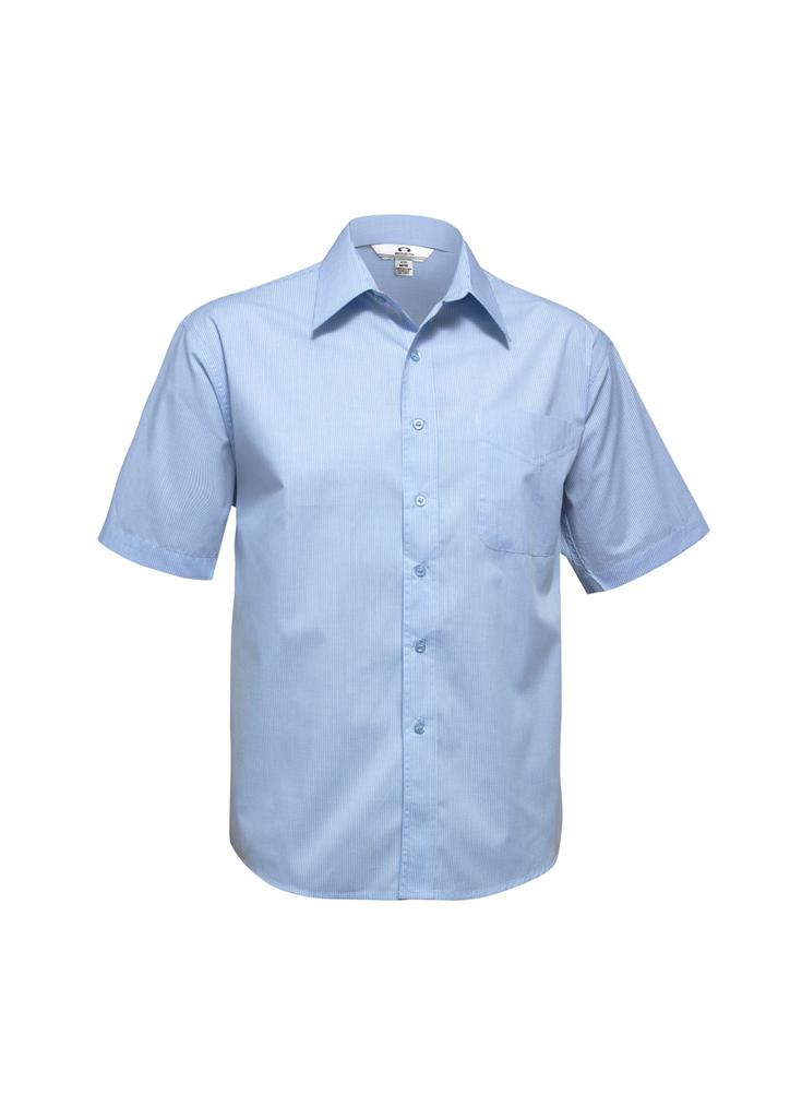 SH817 - Mens Micro Check Short Sleeve Shirt