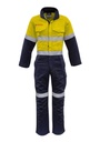 ZC525 - Mens Orange Flame Overall - Hoop Taped