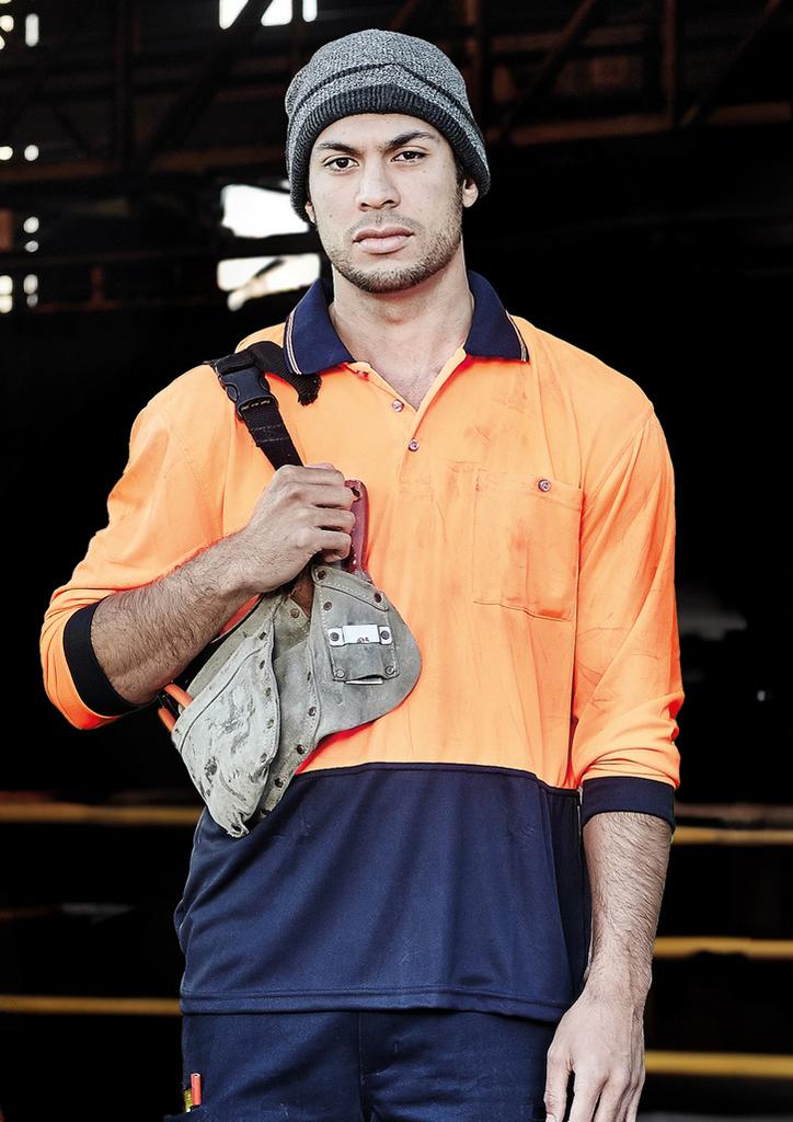 ZH232 - Unisex Hi Vis Basic Long Sleeve Polo