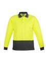 ZH232 - Unisex Hi Vis Basic Long Sleeve Polo