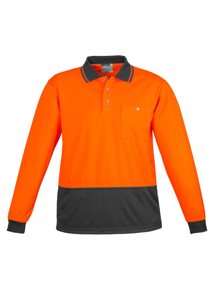ZH232 - Unisex Hi Vis Basic Long Sleeve Polo