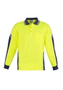 ZH238 - Mens Hi Vis Squad Long Sleeve Polo