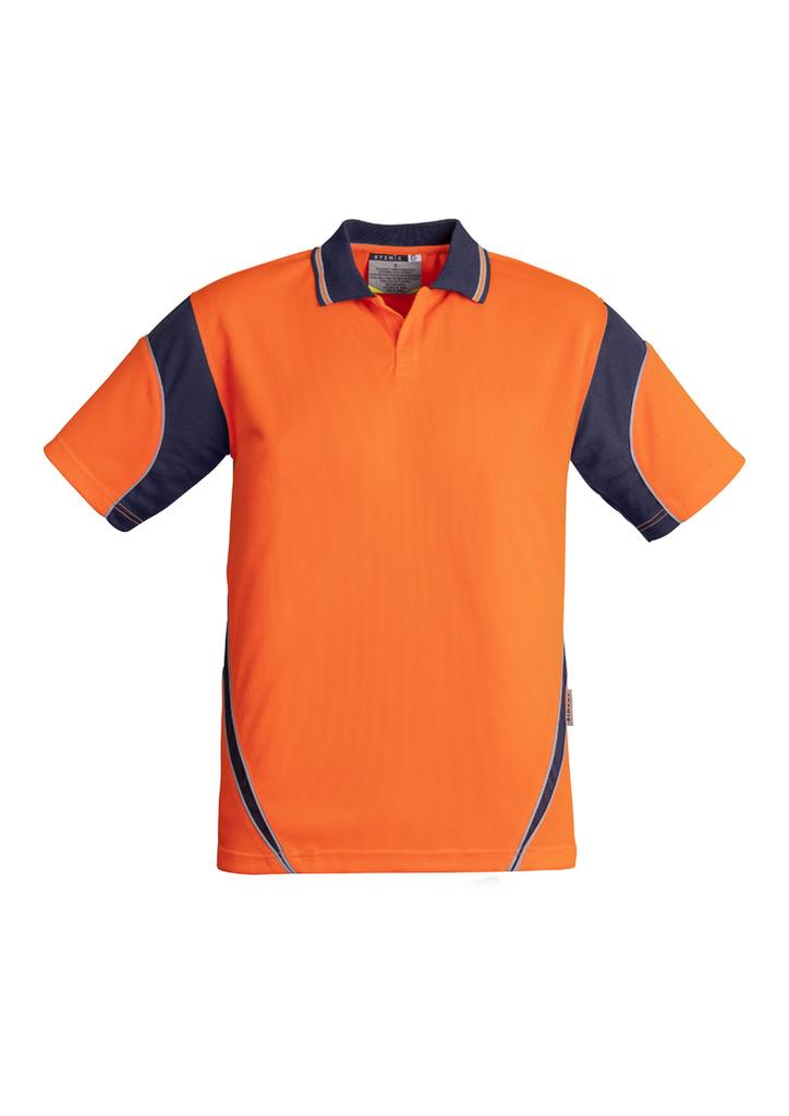 ZH248 - Mens Hi Vis Aztec Short Sleeve Polo