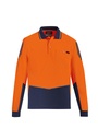ZH310 - Mens Hi Vis Flux Long Sleeve Polo