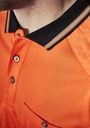 ZH465 - Mens Hi Vis Reinforced Squad Short Sleeve Polo