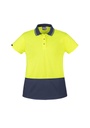 ZH731 - Womens Hi Vis Basic Short Sleeve Polo