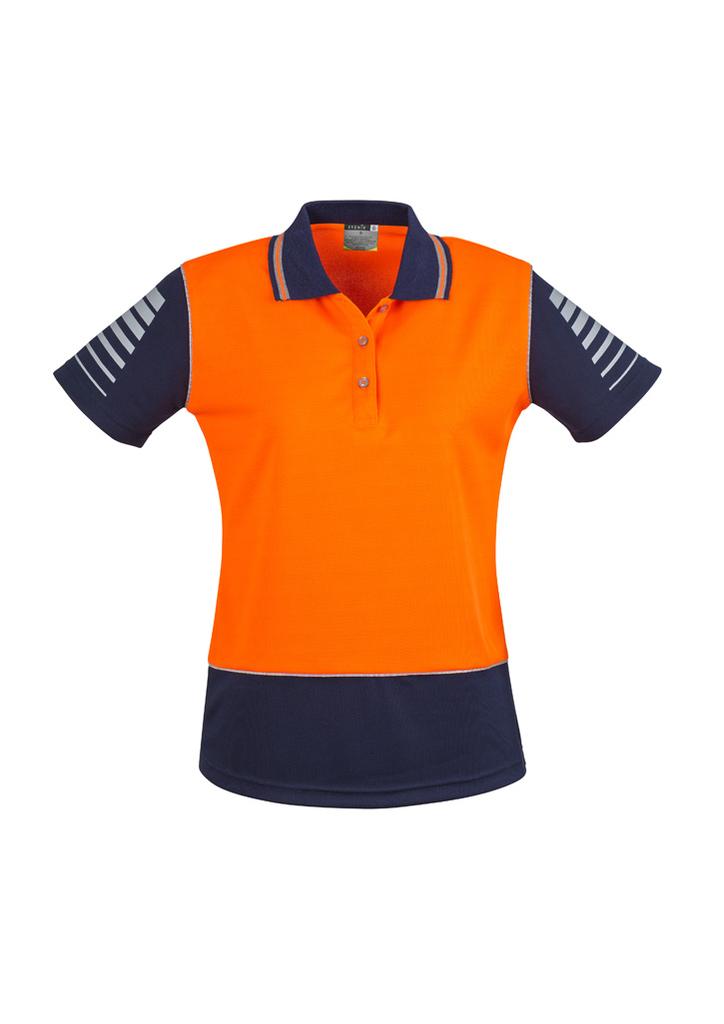 ZHL236 - Womens Hi Vis Zone Short Sleeve Polo