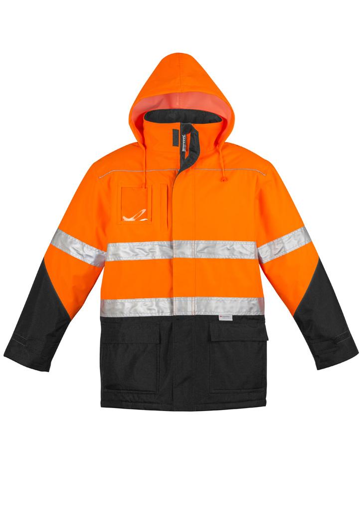 [9401042268709] ZJ350 - Mens Hi Vis Storm Jacket (XXS, Orange/Black)