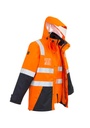 ZJ532 - Mens Hi Vis 4 In 1 Waterproof Jacket