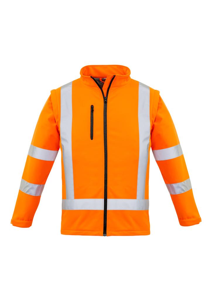 ZJ770 - Womens Hi Vis NSW Rail X Back 2 In 1 Softshell Jacket