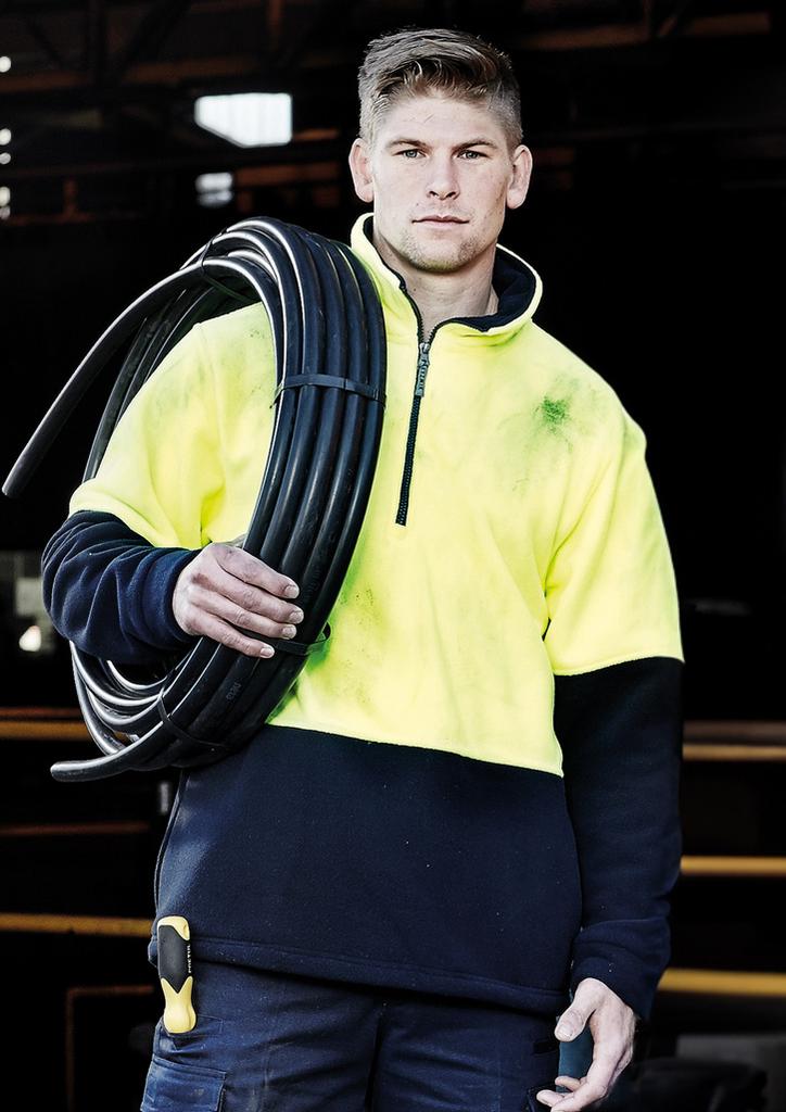 ZT460 - Unisex Hi Vis 1/2 Zip Polar Fleece Pullover