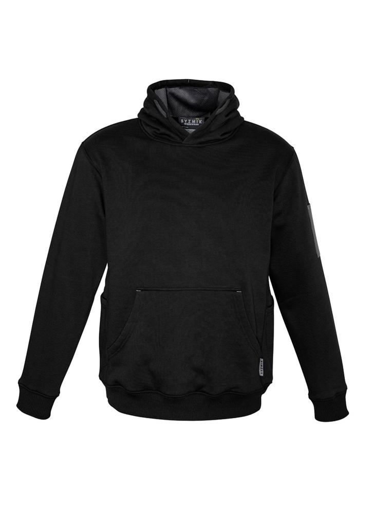 [9401042316912] ZT467 - Unisex Multi-Pocket Hoodie (XXS, Black/Charcoal)