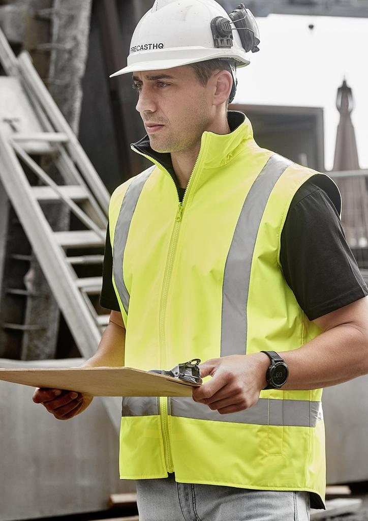ZV228 - Unisex Hi Vis Waterproof Reversible Vest
