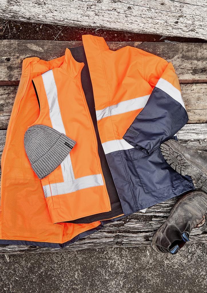 ZV228 - Unisex Hi Vis Waterproof Reversible Vest