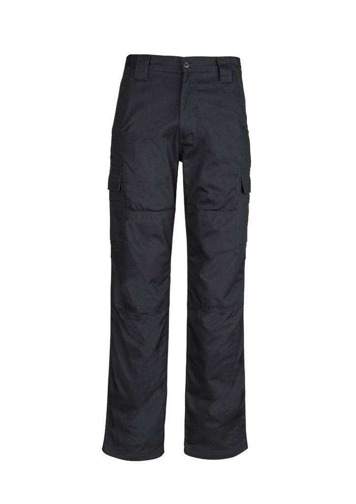 [9401042258458] ZW001 - Mens Midweight Drill Cargo Pant (Regular) (72, Black)