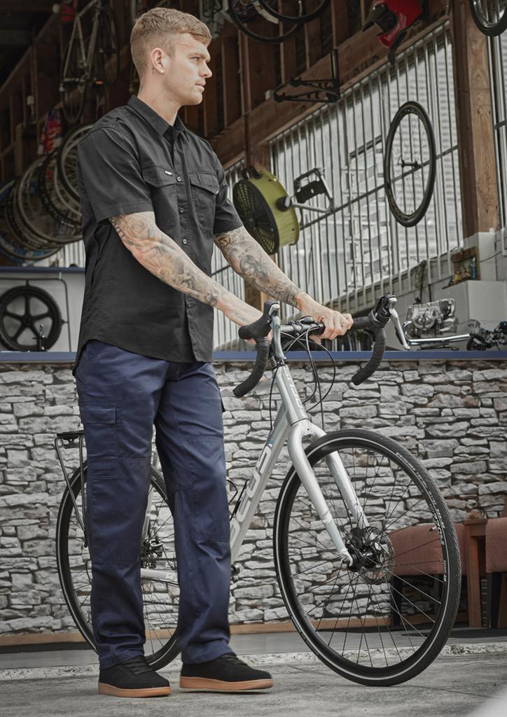ZW001S - Mens Midweight Drill Cargo Pant (Stout)