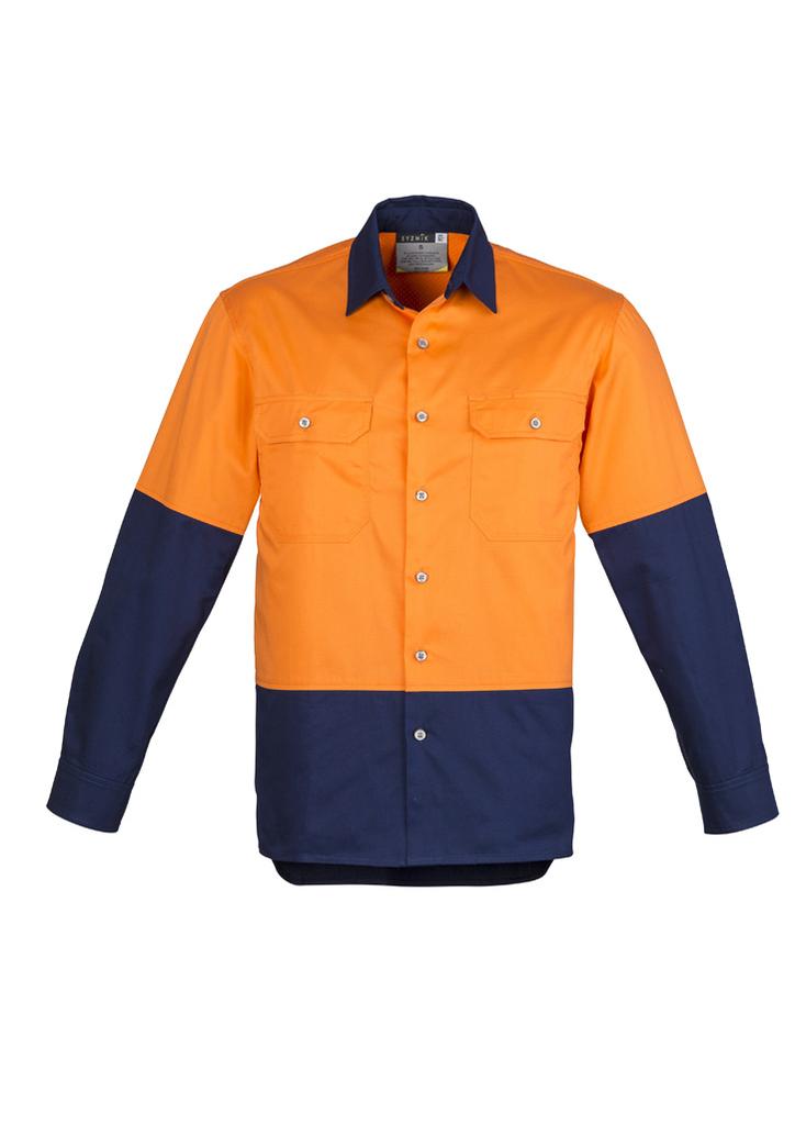ZW122 - Mens Industrial Long Sleeve Shirt