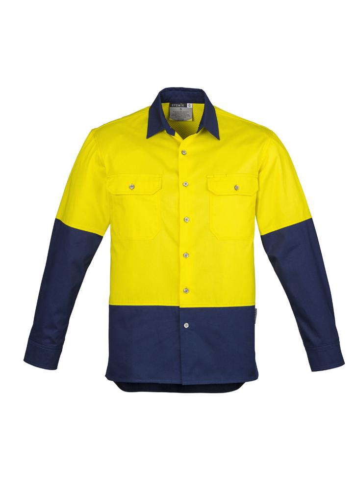 ZW122 - Mens Industrial Long Sleeve Shirt