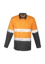 ZW129 - Mens Rugged Cooling Hi Vis Taped Long Sleeve Shirt