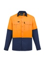 ZW468 - Mens Hi Vis Outdoor Long Sleeve Shirt