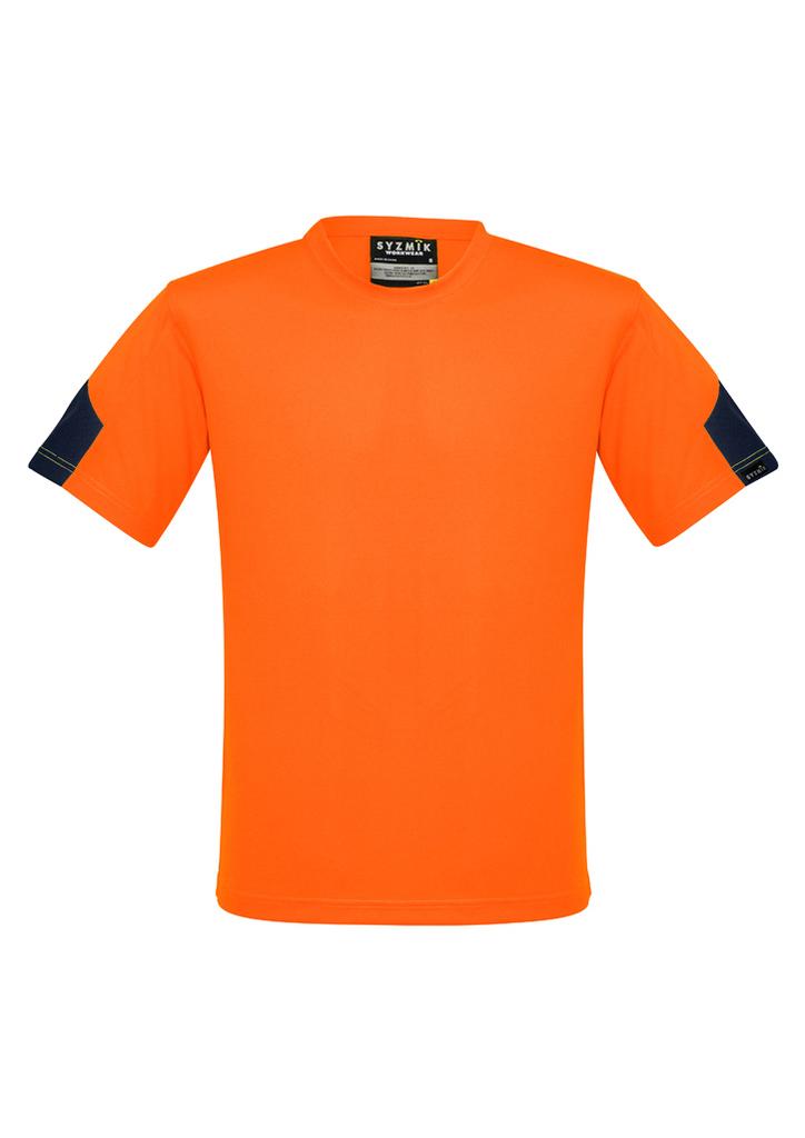 [9401042349026] ZW505 - Mens Hi Vis Squad Tee (XS, Orange/Navy)